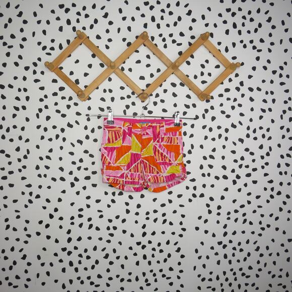 The Children's Place Other - The Children’s Place Pink Geometric Print Casual Girls Shorts